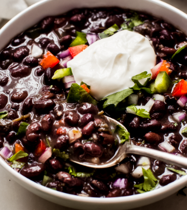 Black bean soup, 7 Types of Mexican Soups
