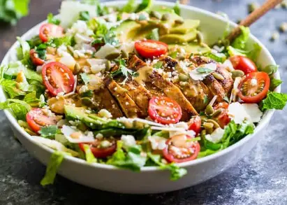 Mexican Chicken Caesar Salad
