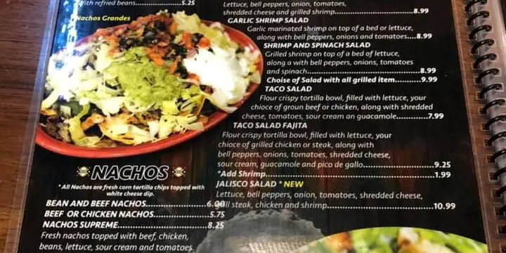 Tulum Mexican Restaurant Menu